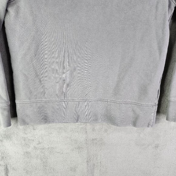 Mens Grey Madewell Cotton Turtleneck Sweatshirt Long Sleeve 100% Cotton Size XS - Picture 3 of 11